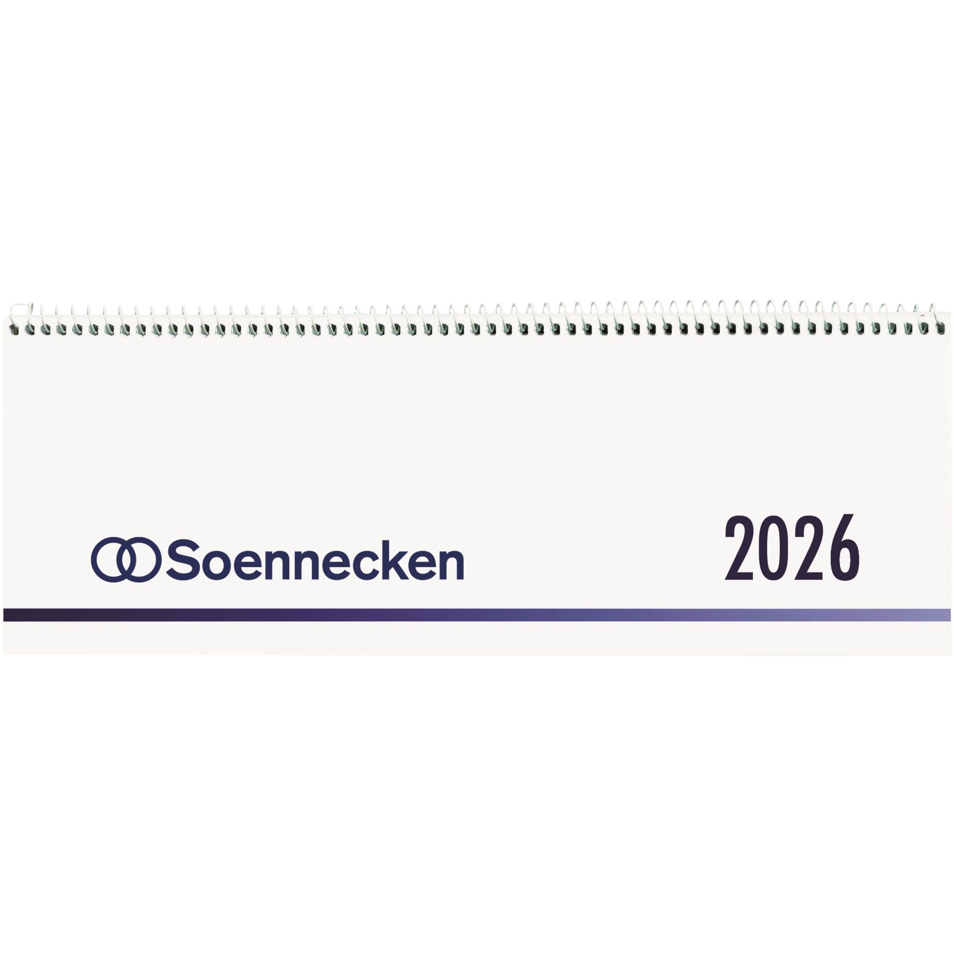 Schreibtischquerkalender 2026 60Seiten 1W/1S