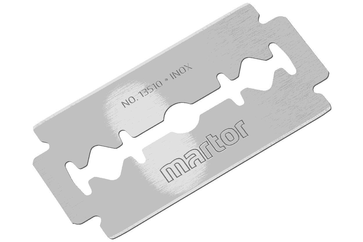MARTOR Ersatzklinge INDUSTRIEKLINGE 13510 Standardschliff | 250 Stück