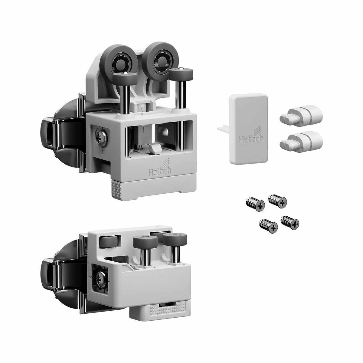 Set WLL PC, mittel, o. SA, links, weiß