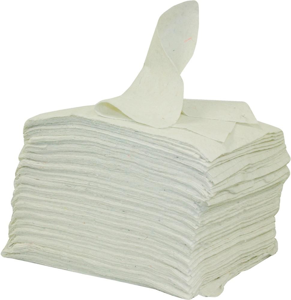Putztuch/rohweiß 10kg 38x38cm 350 Blatt