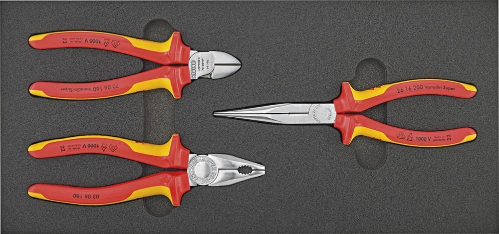 Werkzeugmodul 1/3 Zangen VDE Knipex