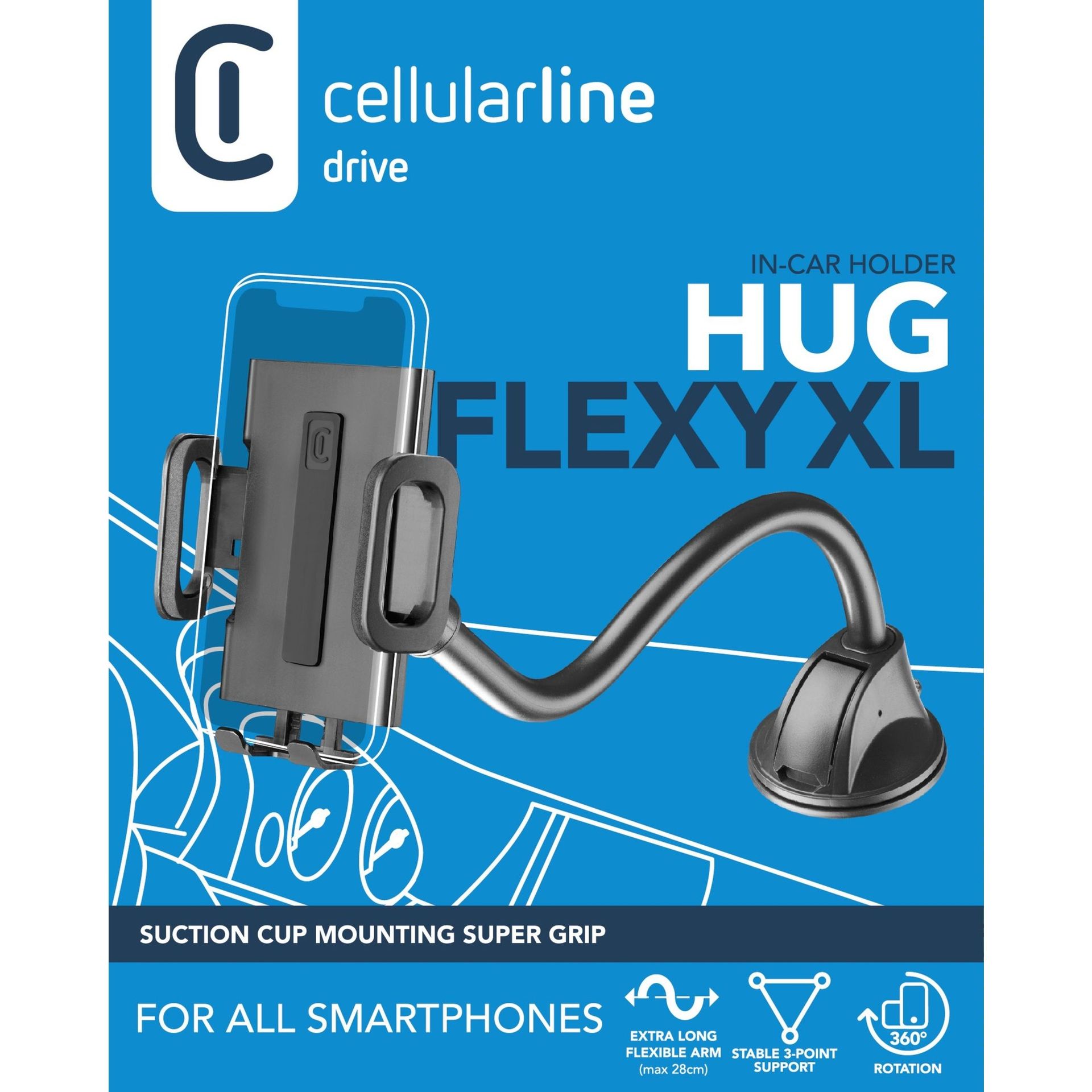 Handyhalter KFZ Hug Flexi XL