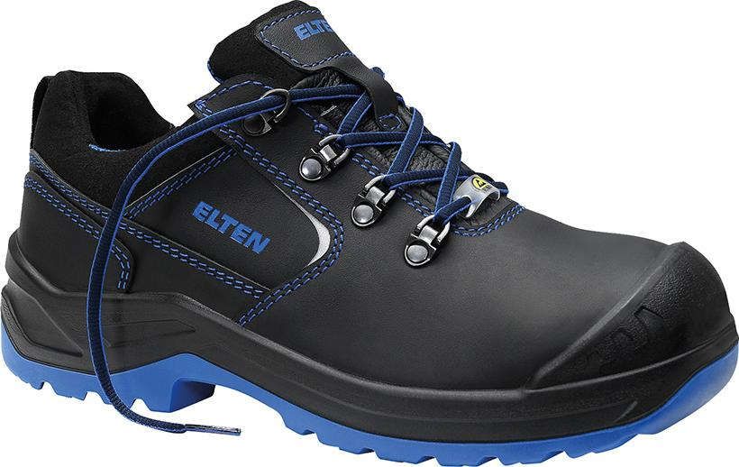 Damenschuh LENA Mid, black-blu, S3, ESD, Gr.41