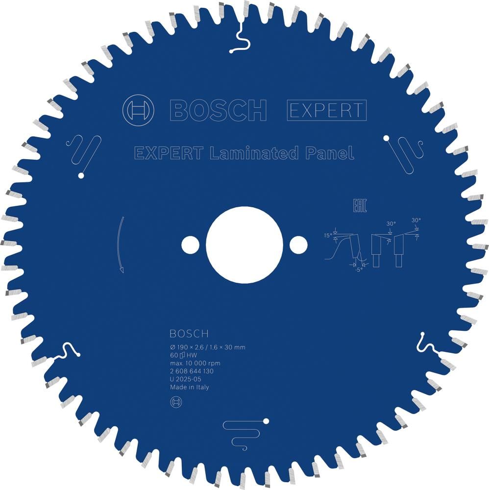 HM-Kreissägeblatt 216x2,1/1,4x30 66Z Bosch VE à 1 Stück Expert f. Laminated Panel