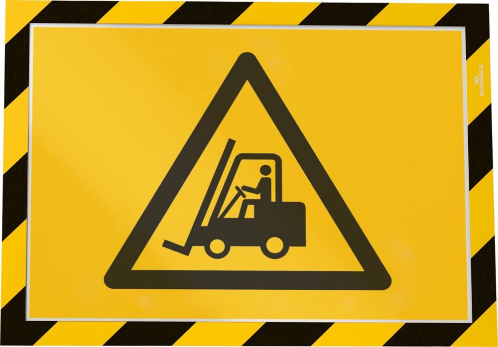 Magnetrahmen SECURITY A4 DURAFRAME gelb/schwarz