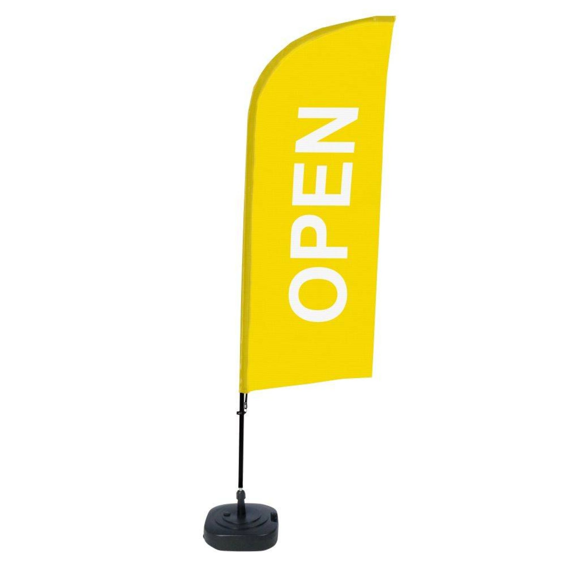 Beachflag Geöffnet ge englisch
