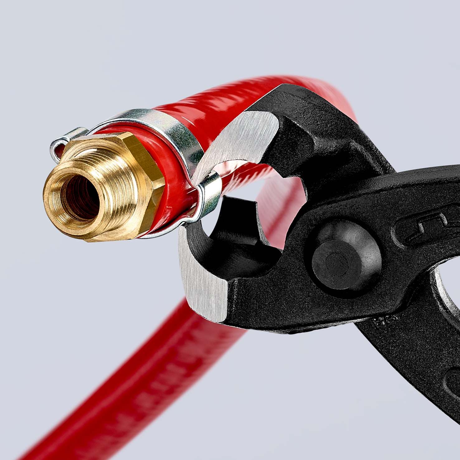 KNIPEX Ohrklemmenzange mit Kunststoff überzogen