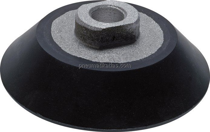 Flachsauger, 30x2,5mm, M 5, CR (55A, schwarz)