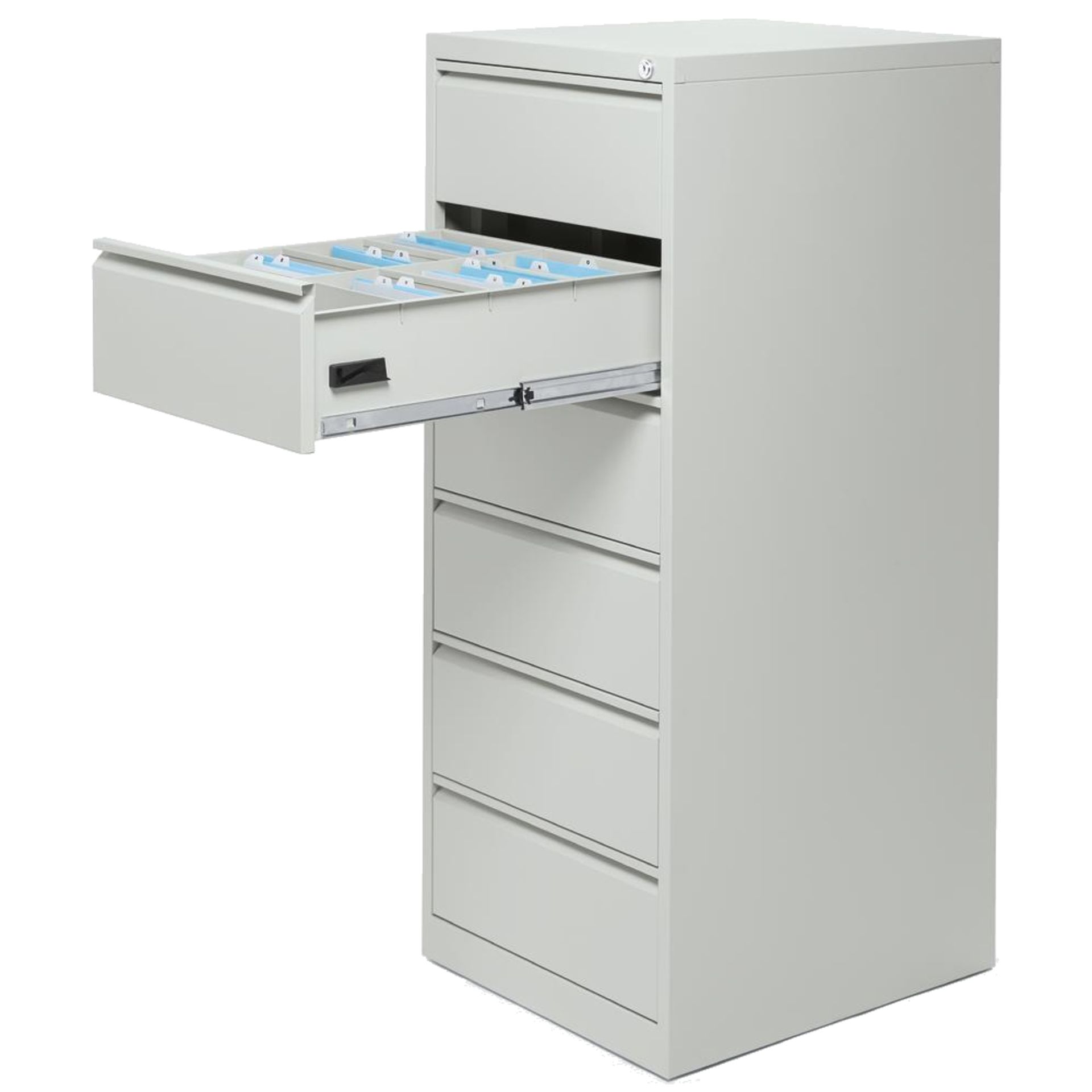 Karteikartenschrank  6Schübe 530x1320x620mm lgr