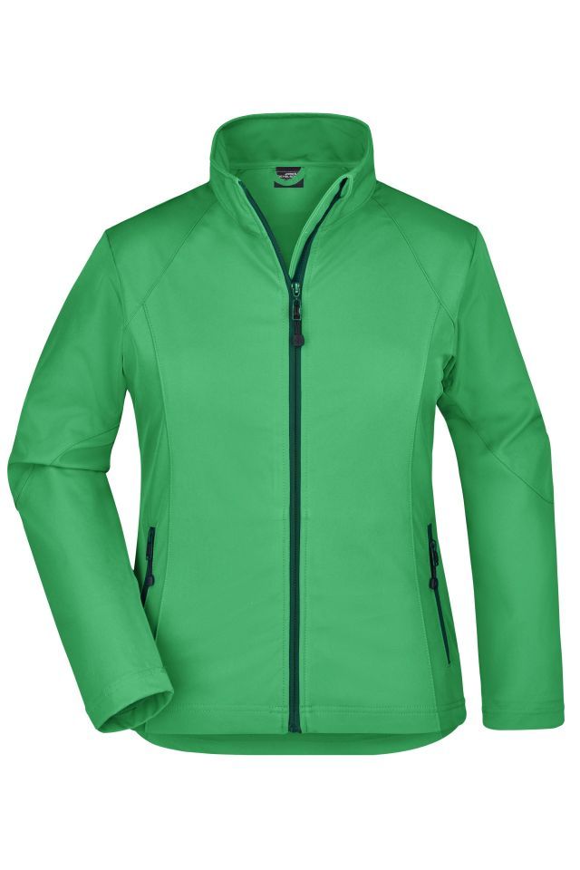 Ladies' Softshell Jacket Modische Softshelljacke grün, Gr. M
