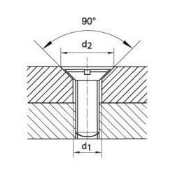 FORMAT HSS Mehrfasenstufenbohrer, 90°