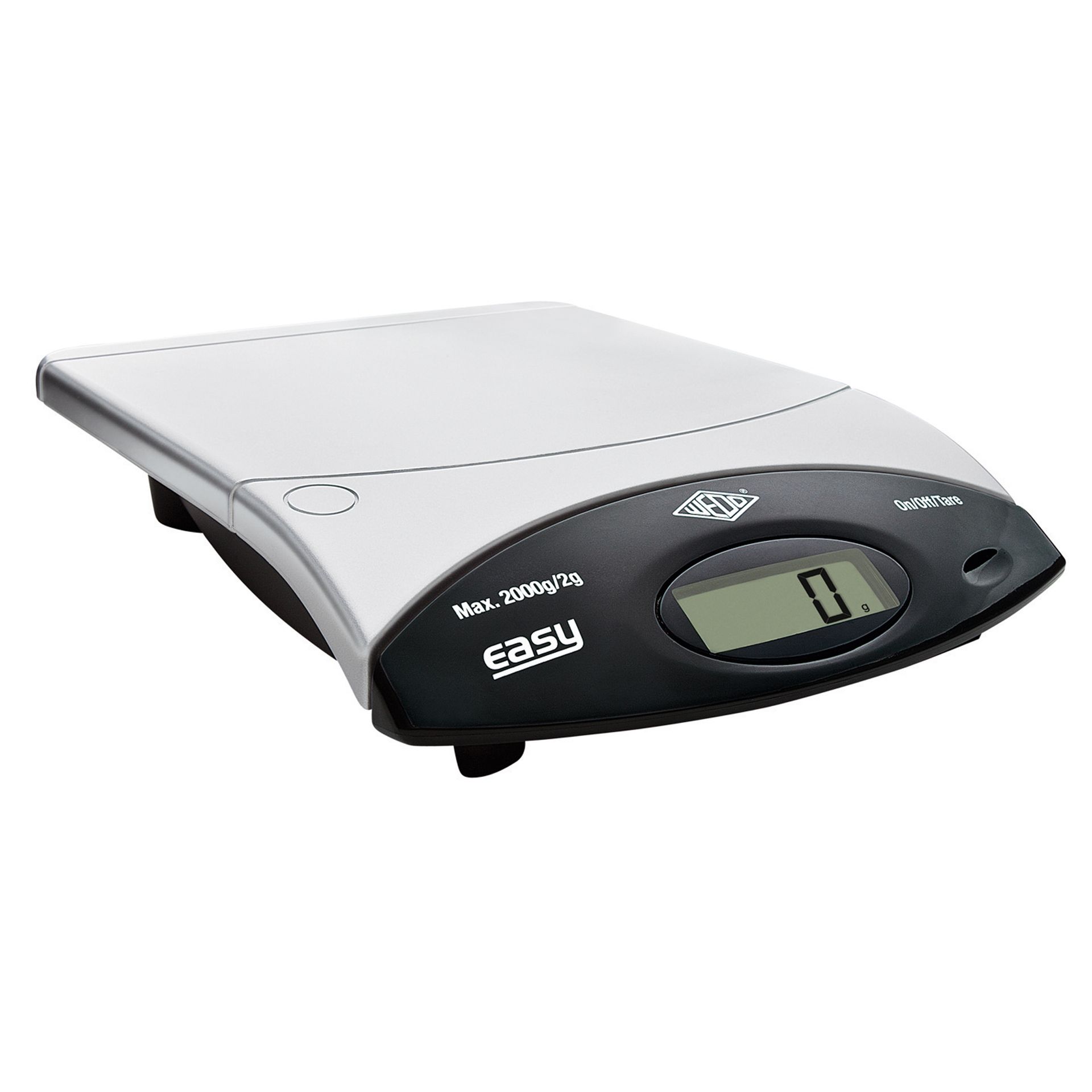Briefwaage Easy Batterie 2kg schwarz/silber