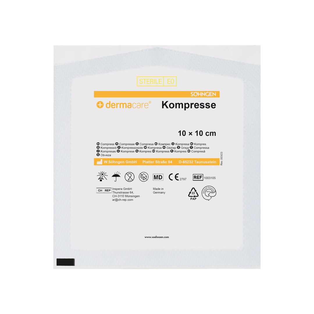 DermaCare® Kompresse einzeln 10 x 10 cm