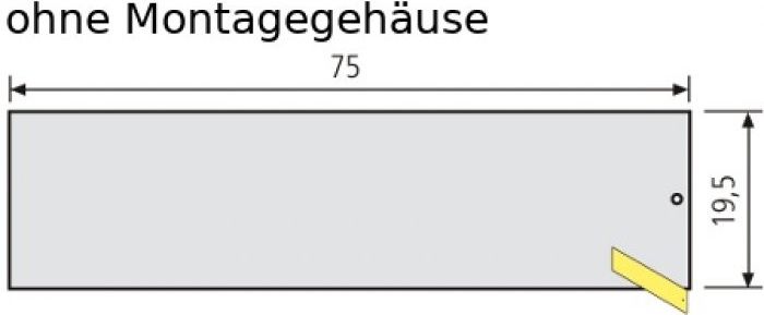 RENZ ALU-RSA2 Namensschild