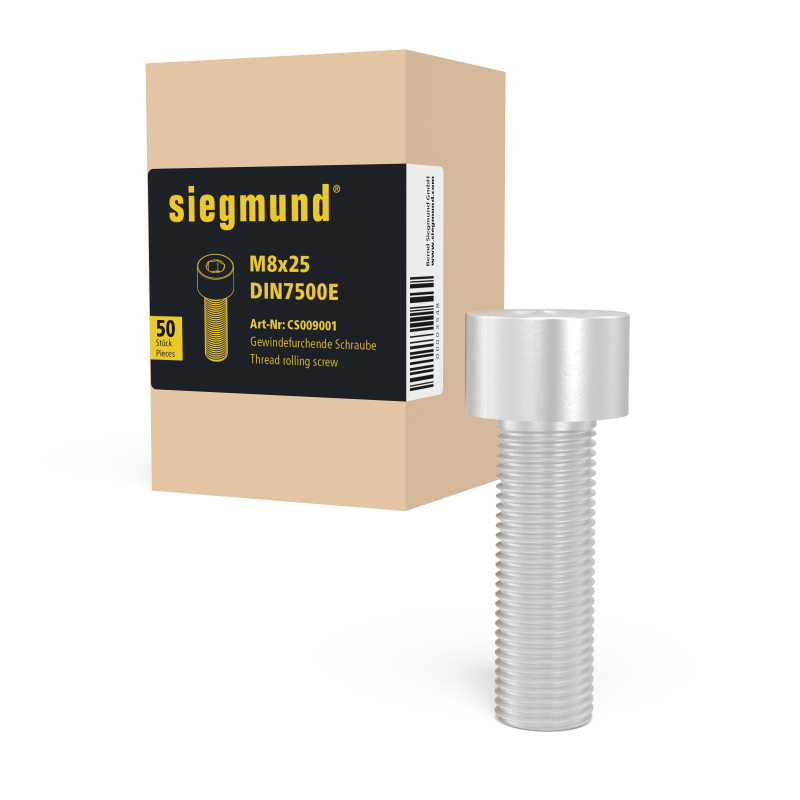 Set Gewindefurchende Schrauben M8x25 50er Pack