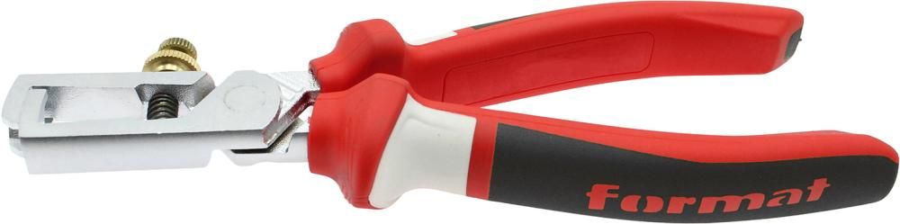 Abisolierzange poliert mit 2-Komponenten-Griffen160mm qmm FORMAT