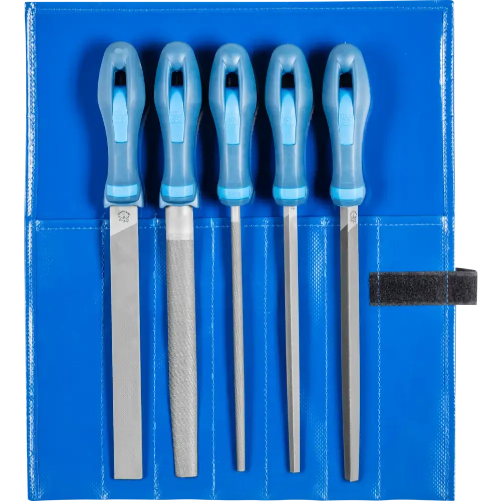 PFERD Werkstattfeilen-Set WR 5-tlg. in Rolltasche 200mm Hieb 3