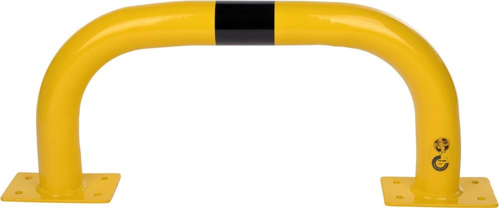 Rammschutzbügel B750xH350xD76 mm gelb/schwarz Stahl beschichtet