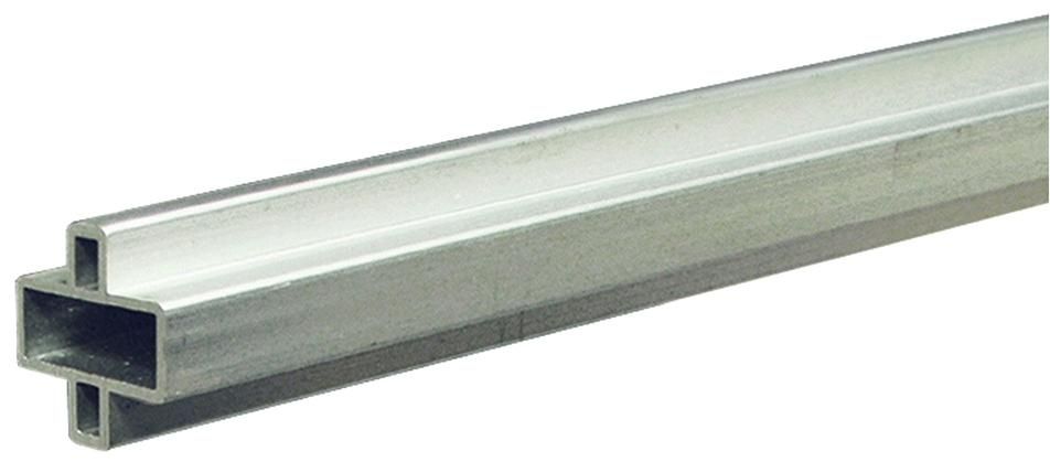 GOTLAND-Serie SILBER Design-Zwischenleiste, 20x10x1795mm Aluminium WPC-Steckzaunsystem