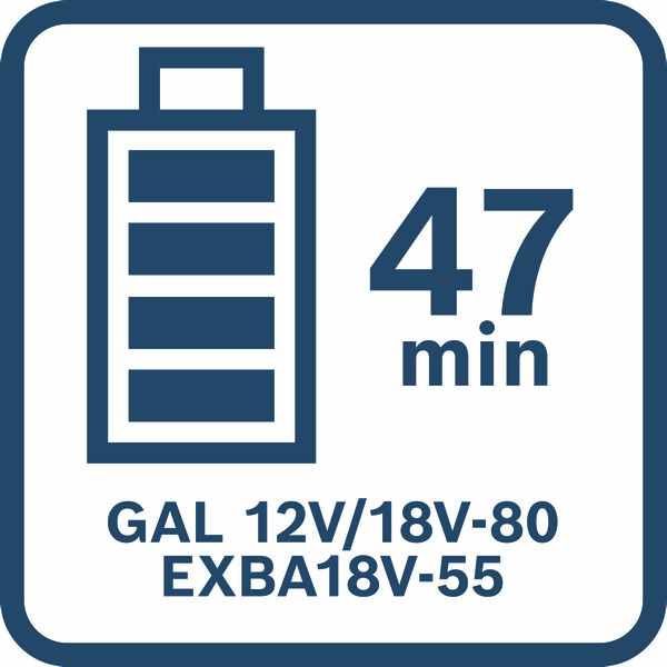 Akkupack EXBA18V-55