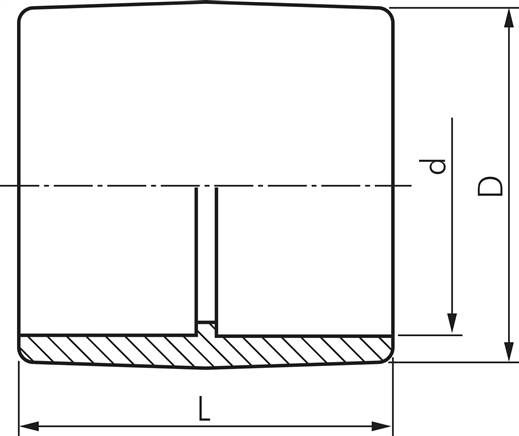 Klebemuffe, PVC-U, 16mm