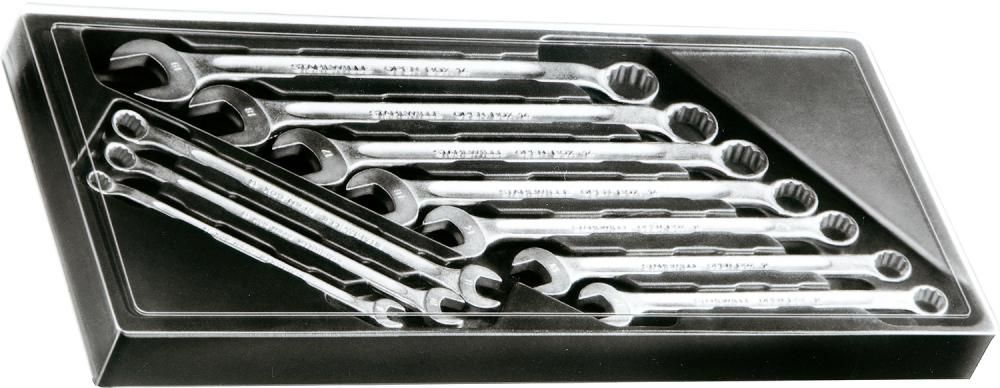 Ringmaulschlüssel-Satz DIN3113B 8-19mm 10-teilig in Karton Stahlwille