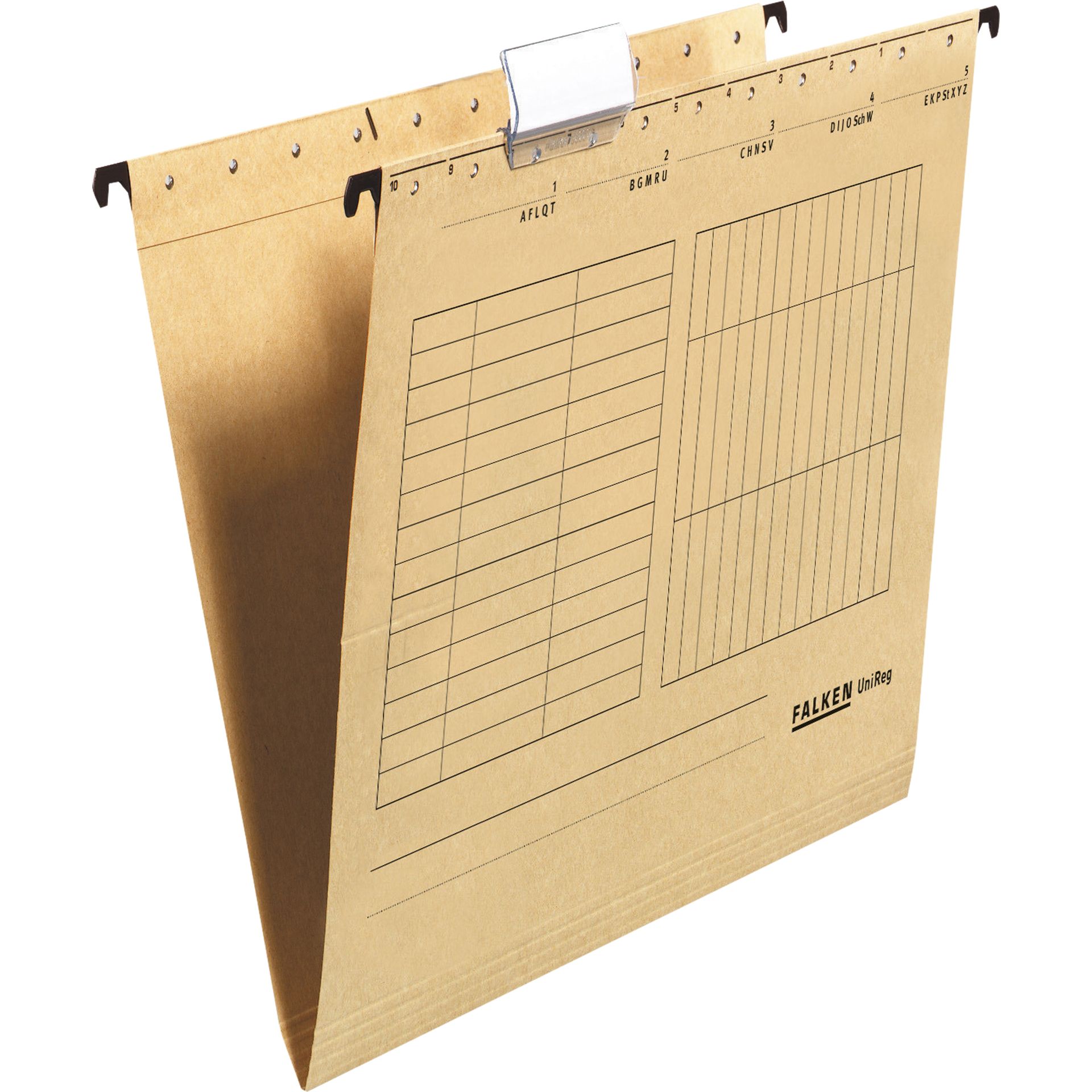 Hängemappe seitlich offen braun 5 St./Pack.
