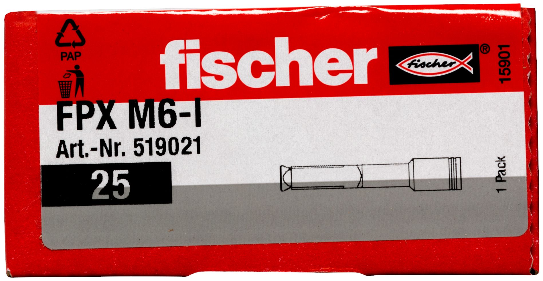 Porenbetonanker FPX M 6 I
