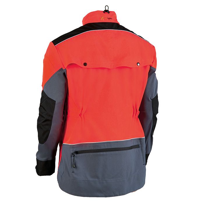 PSS X-treme Stretchjacke Vectran nenrot/grau - Gr. 3XL