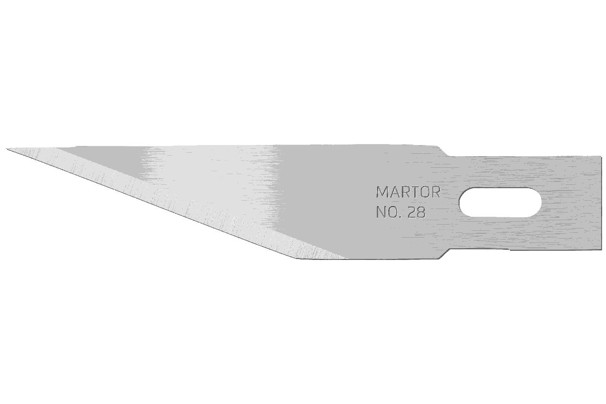 MARTOR Ersatzklinge GRAFIKKLINGE 28 Spezialschliff | 10 Stück
