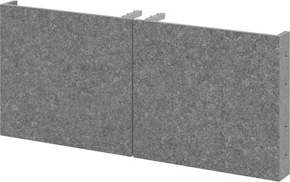 Akustiktüren FlexWall B377xH326 mm 1 OH grau