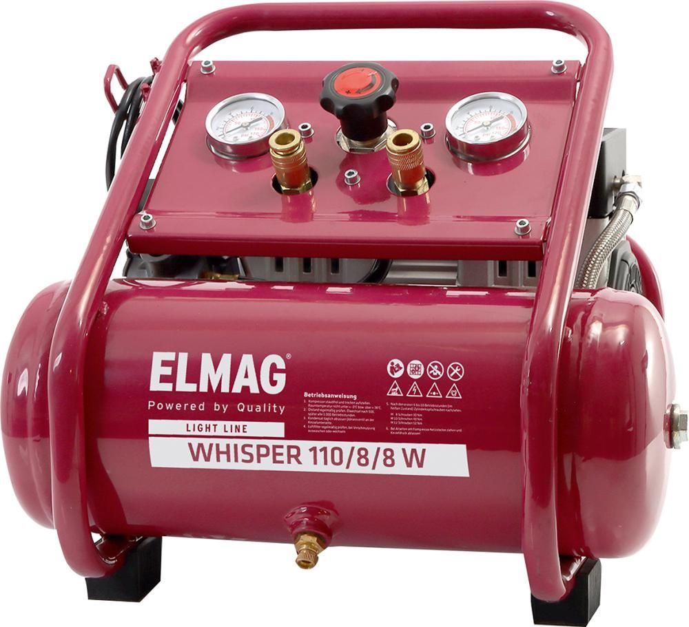 Kompressor 110/8/8 W - ölfrei Elmag