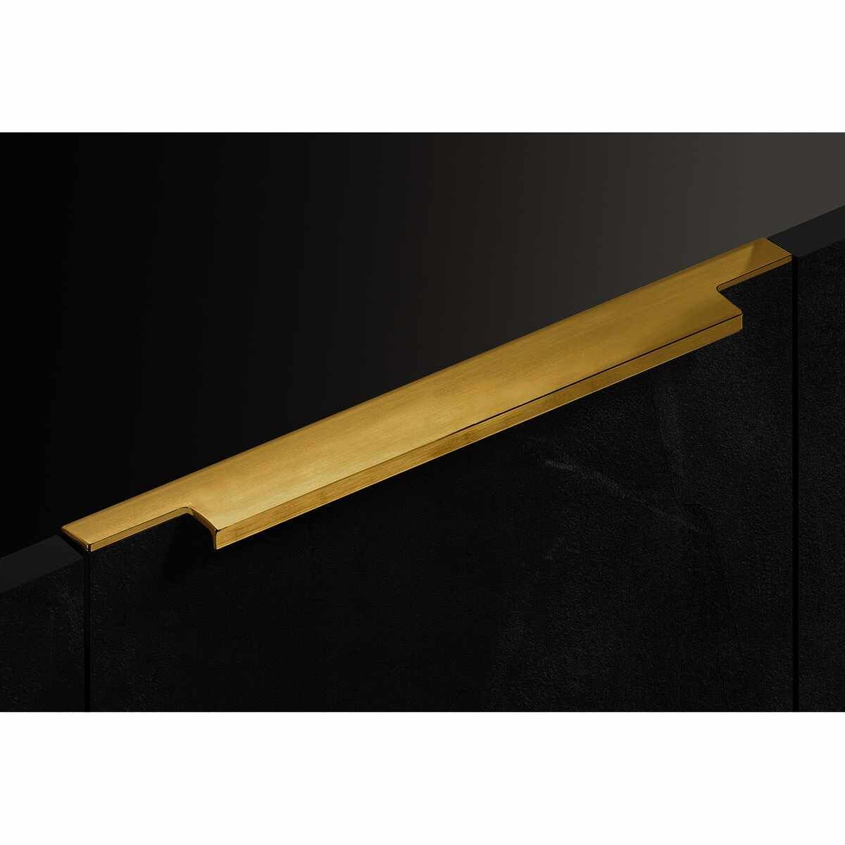 Griffleiste Lamezia, L 1195 mm, B 39 mm, Gold Opti