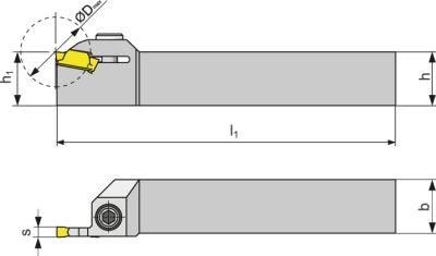 Stechklemmhalter außen GFIR 1616 H 03 FORMAT