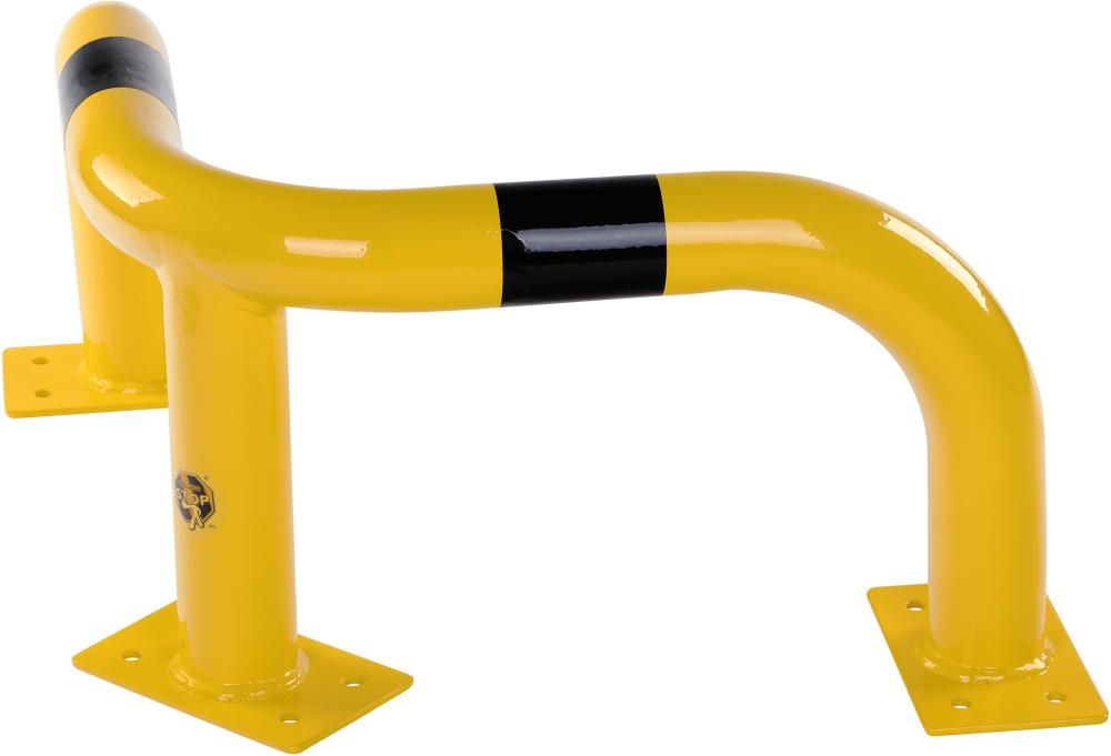 Rammschutzecke H350xSL600xD76 mm gelb RAL1023