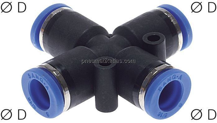 Kreuz-Steckanschluss 4mm, IQS-Standard