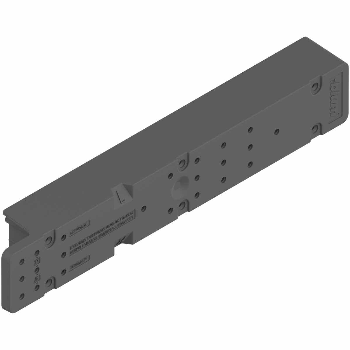 SPACE STEP Distanzleiste, LxBxH 410x66x50mm,