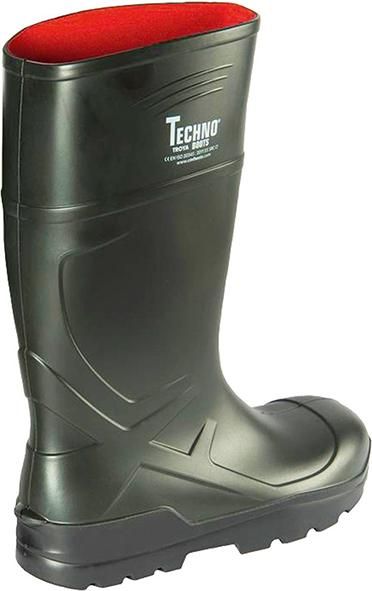Stiefel 35334 VOSSO PU, S5, Grün Gr. 39 TECHNO BOOTS