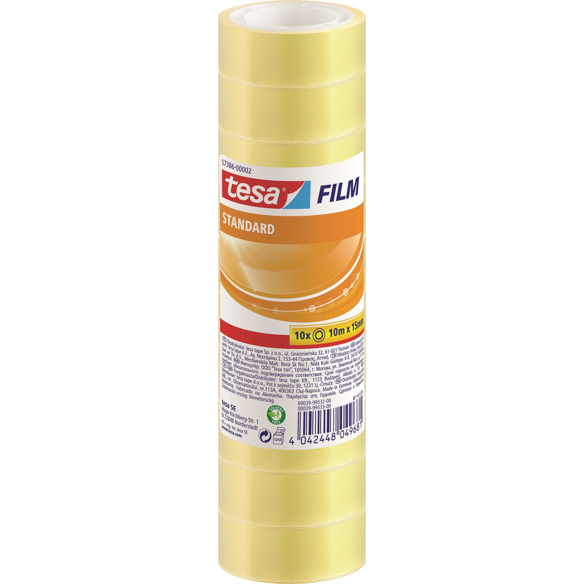 Klebefilm 15mmx10m 10 St./Pack.