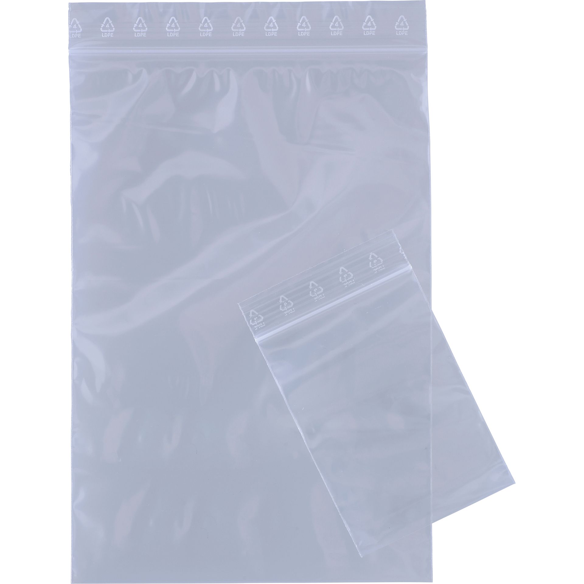 Druckverschlussbeutel 100x150mm 0,05mm oDruck 100St