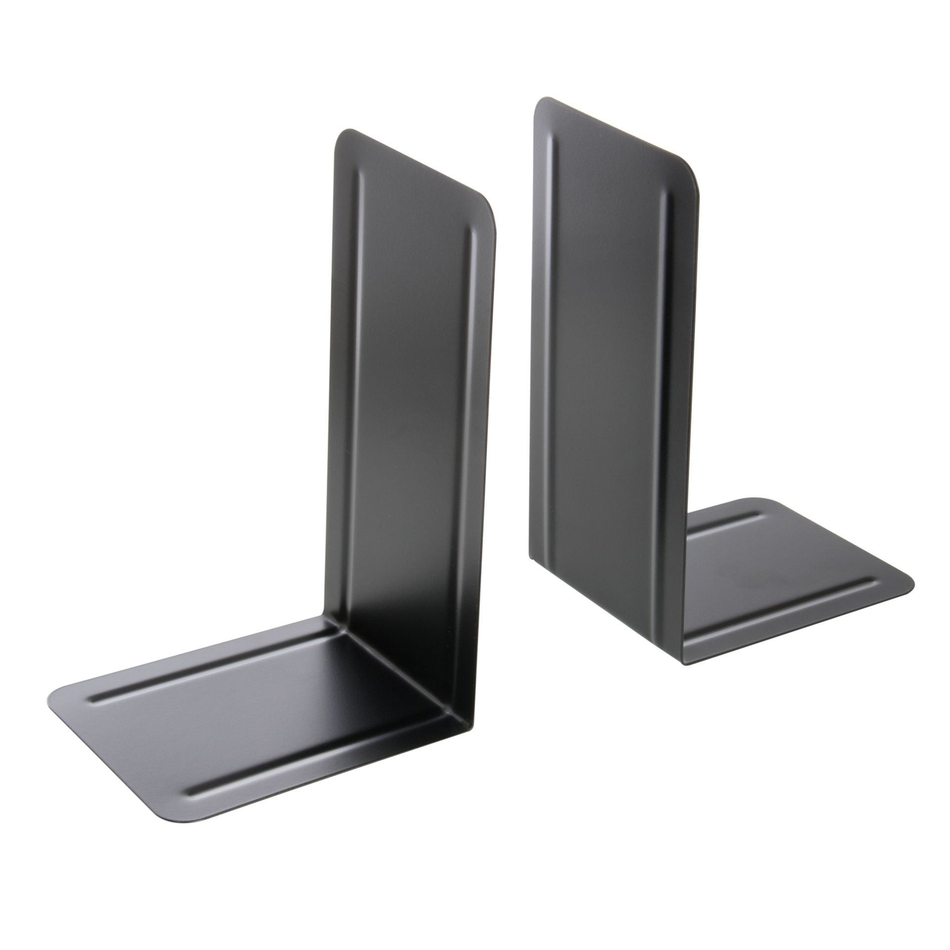 Buchstütze 127x240x145mm schwarz 2 St.
