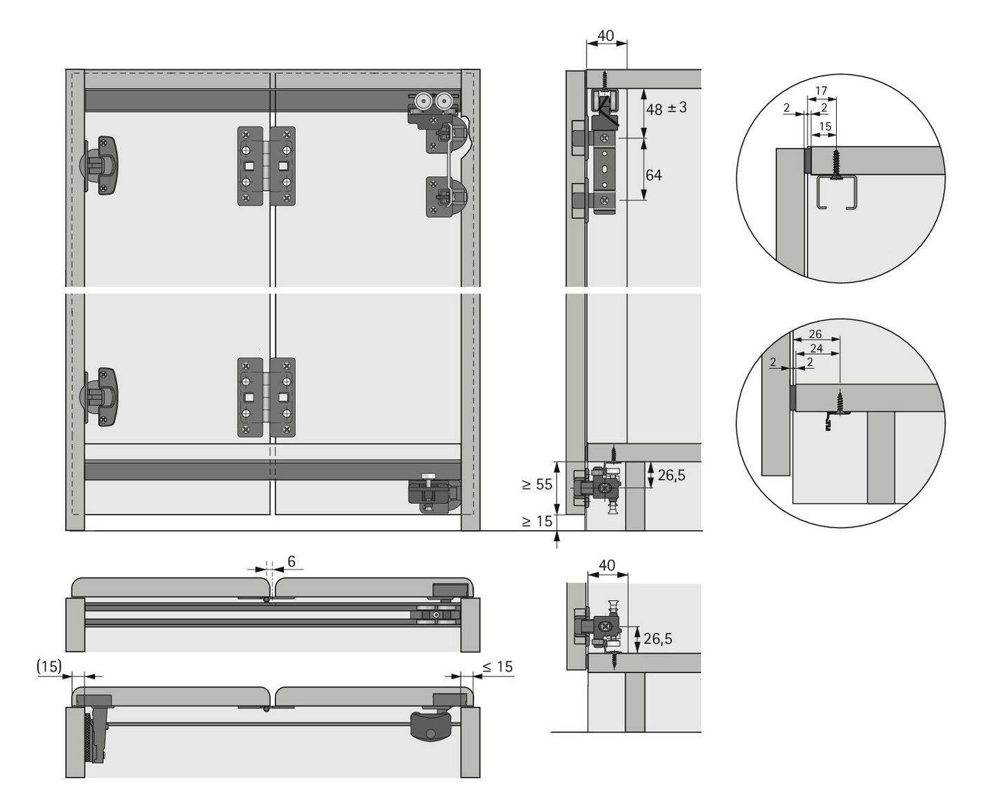 HETTICH Set WingLine 77