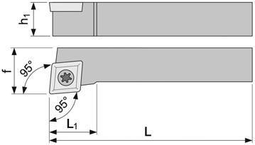 ISO-Klemmhalter SCLCL 2525 K 12 FORMAT