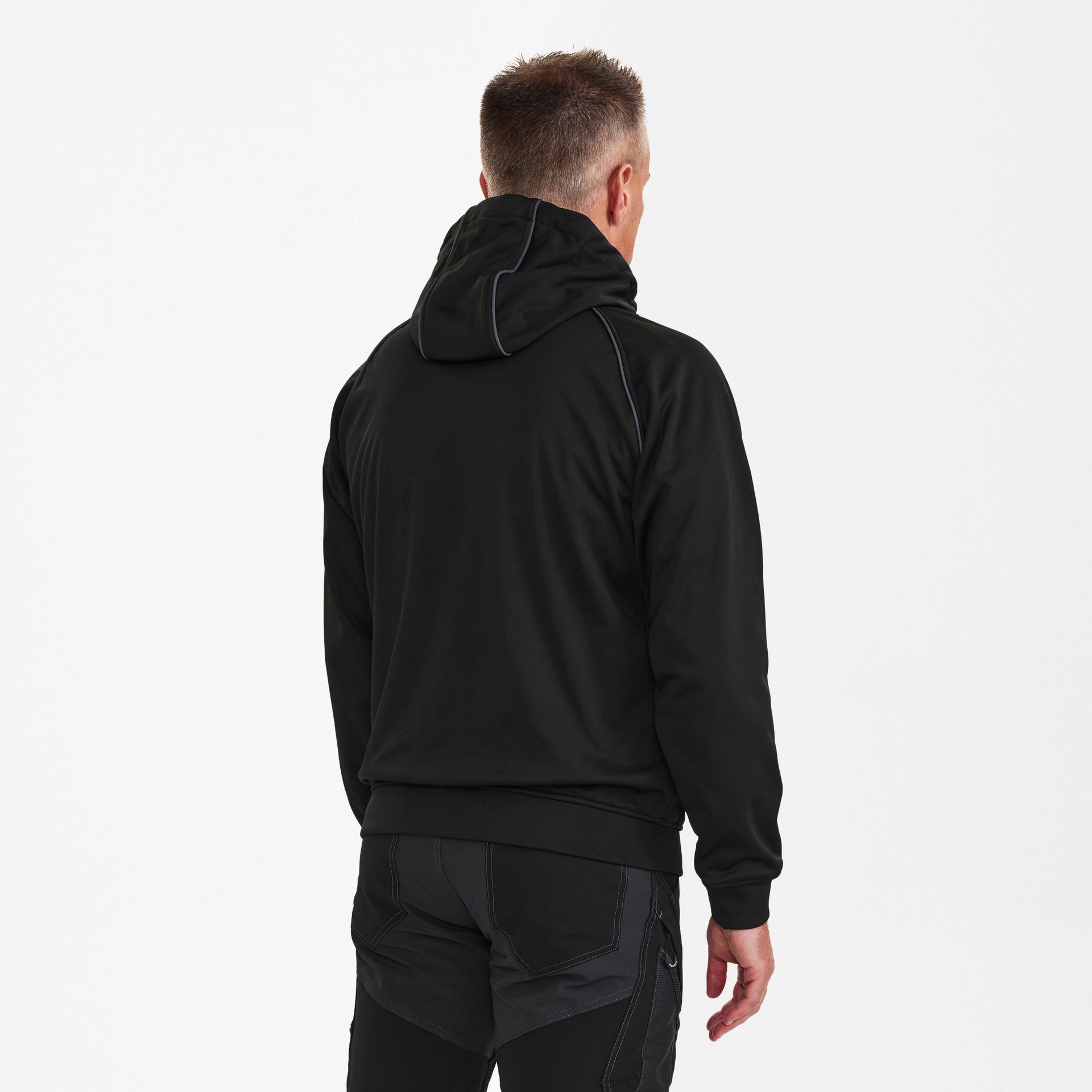 X-treme Softshelljacke mit Kapuze Schwarz, Gr. XL
