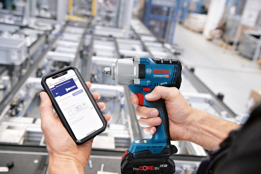 Akku-Schlagschrauber GDS 18V-450 HC Bosch 2 x 18 V 4,0 Ah ProCore L-Boxx Como