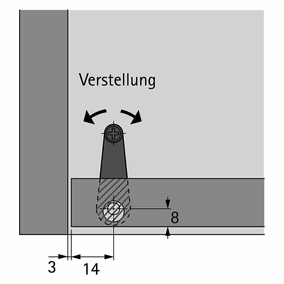Zapfenband Weiß