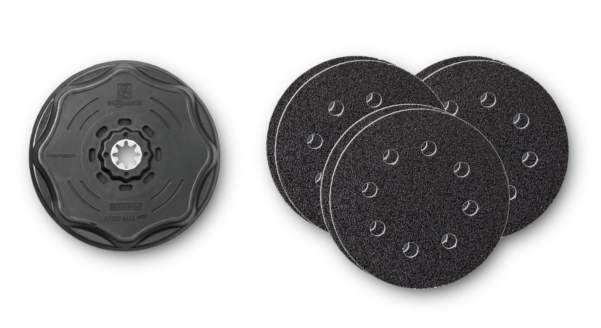 Schleifset rund gelocht, Ø115mm Fein 7-teilig StarlockPlus