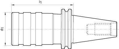 Gewindeschnellwechsel- Futter 69871A M14-33 SK40FORTIS