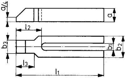 Spanneisen DIN6315GN 9x100mm FORMAT