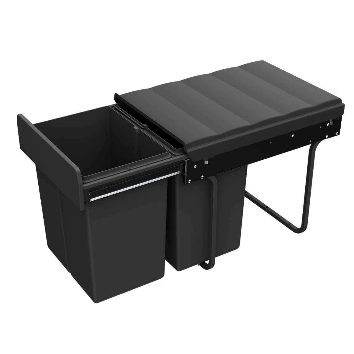 Bin.it Duo II - 400 Einbauabfallsammler, 338 x 485